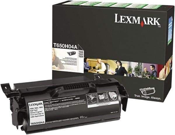 Lexmark - Black Toner Cartridge - Use with Lexmark T650dn, T650dtn, T650n, T652dn, T652dtn, T652n, T654dn, T654dtn, T654n, T656dne - Exact Tool & Supply