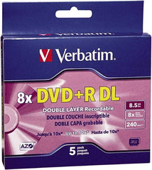 Verbatim - Silver DVD+R Disc - Use with CD, DVD Drives - Exact Tool & Supply