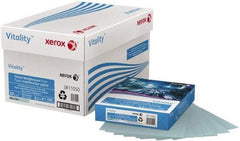 Xerox - 8-1/2" x 11" Blue Colored Copy Paper - Use with Copiers, Typewriters, Printers, Fax Machines - Exact Tool & Supply