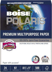 Boise - 8-1/2" x 11" White Copy Paper - Use with Laser Printers, Copiers, Inkjet Printers - Exact Tool & Supply