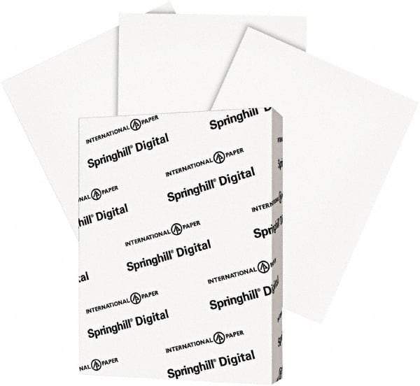 Springhill - 8-1/2" x 11" White Copy Paper - Use with High Speed Copiers, Laser Printers, Offset Duplicators - Exact Tool & Supply