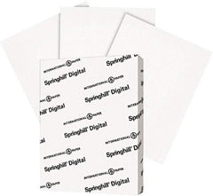 Springhill - 8-1/2" x 11" White Copy Paper - Use with High Speed Copiers, Laser Printers, Offset Duplicators - Exact Tool & Supply