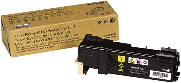 Xerox - Yellow Toner Cartridge - Use with Xerox Phaser 6500, WorkCentre 6505 - Exact Tool & Supply