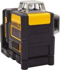 DeWALT - 2 Beam 165' Max Range Self Leveling Line Laser - Red Beam, 1/8" at 30' Accuracy, 17-3/4" Long x 13" Wide x 6-1/8" High, Battery Included - Exact Tool & Supply