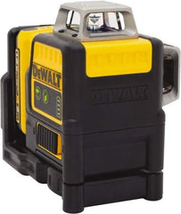 DeWALT - 2 Beam 165' Max Range Self Leveling Line Laser - Green Beam, 1/8" at 30' Accuracy, 17-3/4" Long x 13" Wide x 6-1/8" High, Battery Included - Exact Tool & Supply