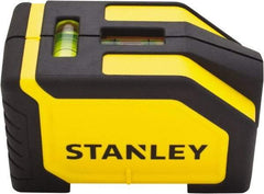 Stanley - 1 Beam 15' Max Range Alignment Laser - Red Beam, 1/8" at 10' Accuracy, 9" Long x 7-1/2" Wide x 2" High, Battery Included - Exact Tool & Supply