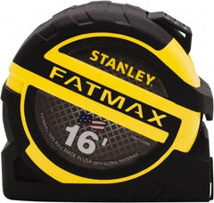 Stanley - 16' x 1-1/4" Tape Measure - 1/16" Graduation - Exact Tool & Supply
