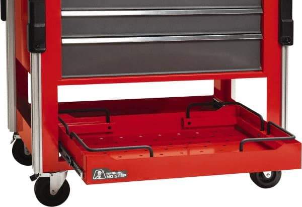 Proto - Tool Box Plastic Utility Cart Pull Out Tray - 31-1/4" Wide x 20" Deep x 3-1/4" High, Black, For JUC3743-3SG, JUC1834-SG-LK, JUC1834-5SG-SC - Exact Tool & Supply
