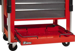 Proto - Tool Box Plastic Utility Cart Pull Out Tray - 31-1/4" Wide x 20" Deep x 3-1/4" High, Black, For JUC3743-3SG, JUC1834-SG-LK, JUC1834-5SG-SC - Exact Tool & Supply