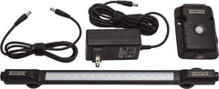 Proto - Tool Box Plastic LED Hutch Light Kit - 8-3/4" Wide x 13-9/16" Deep x 2-3/8" High, Black, For Hutches - Exact Tool & Supply