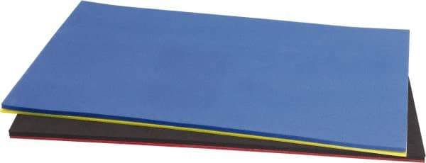 Proto - Tool Box Foam Foam Kit - 26-1/4" Wide x 39" Deep x 3/4" High, Black/Red, For All Tool Storage - Exact Tool & Supply