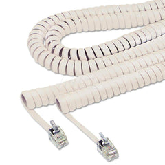 Artistic - Office Machine Supplies & Accessories; Office Machine/Equipment Accessory Type: Phone Coil Cord ; For Use With: Telephone ; Color: Beige - Exact Tool & Supply