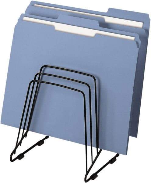 FELLOWES - Black Inclined File Sorter - Steel - Exact Tool & Supply