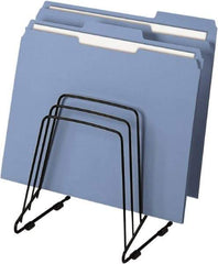 FELLOWES - Black Inclined File Sorter - Steel - Exact Tool & Supply