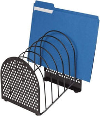 FELLOWES - Black Inclined File Sorter - Steel - Exact Tool & Supply