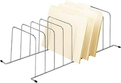 FELLOWES - Silver Inclined File Sorter - Wire Mesh - Exact Tool & Supply