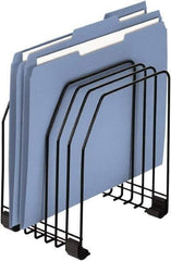 FELLOWES - Black Vertical File Sorter - Steel - Exact Tool & Supply