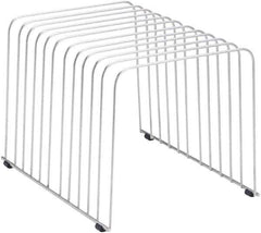 FELLOWES - Silver Vertical File Sorter - Wire Mesh - Exact Tool & Supply