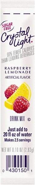 Crystal Light - On the Go, Raspberry Lemonade, .16 oz Packets, 30/Box - Exact Tool & Supply