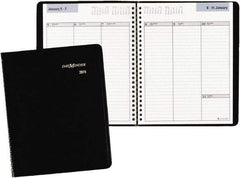DayMinder - 26 Sheet, 6-7/8 x 8-3/4", Weekly Planner - Black - Exact Tool & Supply