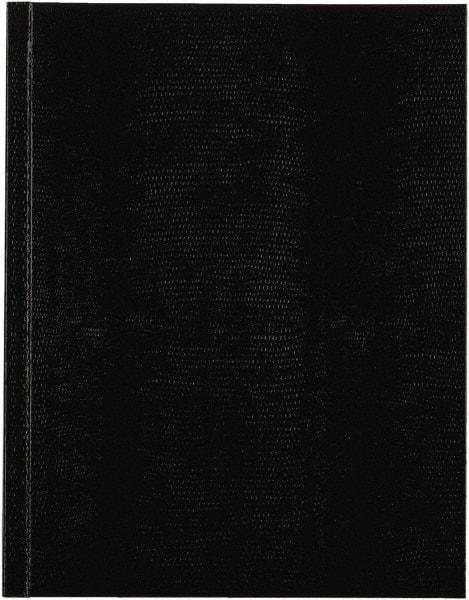 Blueline - 150 Sheet, 5 x 8", College Ruled Executive Notebook - Black - Exact Tool & Supply