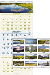 AT-A-GLANCE - 12 Sheet, 12 x 27", Wall Calendar - Exact Tool & Supply