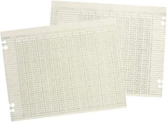 Wilson Jones - 100 Sheet, 9-1/4 x 11-7/8", Accounting Sheets - Green - Exact Tool & Supply