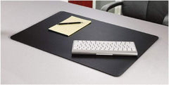 Artistic - 36" x 24" Black Desk Pad - Use with Desk - Exact Tool & Supply