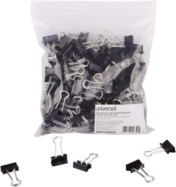 UNIVERSAL - 2" Wide Binder Clip - Black - Exact Tool & Supply