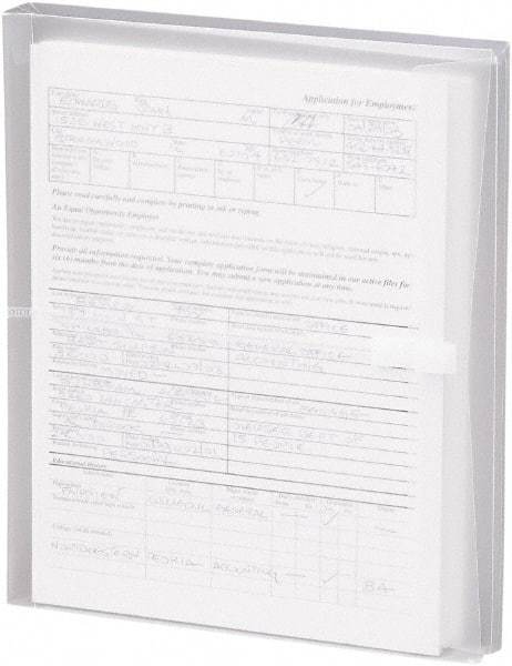 SMEAD - 5 Piece Clear Sheet Protectors-Envelopes - 11-5/8" High x 9-3/4" Wide - Exact Tool & Supply