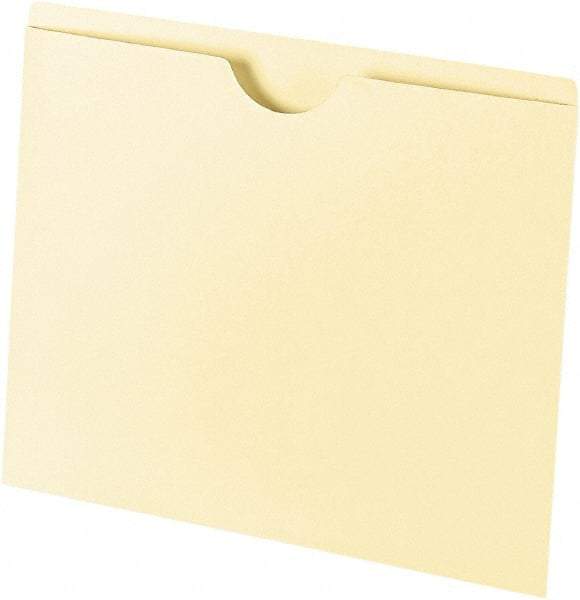 UNIVERSAL - 8-1/2 x 11", Letter Size, Manila, File Jacket - 11 Point Stock - Exact Tool & Supply