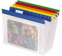 Pendaflex - 8-1/2 x 11", Letter Size, Assorted Colors, Hanging File Folder - 1/5 Tab Cut Location - Exact Tool & Supply
