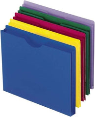 Pendaflex - 8-1/2 x 11", Letter Size, Assorted Colors, Expansion Folders - Exact Tool & Supply