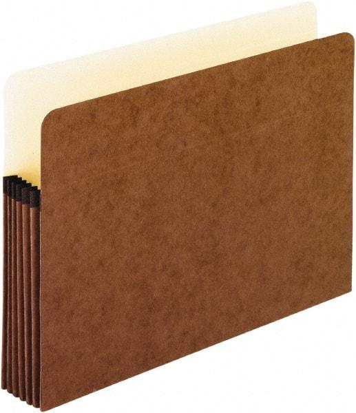 Pendaflex - 8-1/2 x 11", Letter Size, Redrope, Expansion Folders - Straight Tab Cut Location - Exact Tool & Supply
