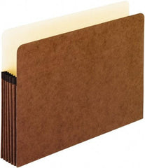 Pendaflex - 8-1/2 x 11", Letter Size, Redrope, Expansion Folders - Straight Tab Cut Location - Exact Tool & Supply