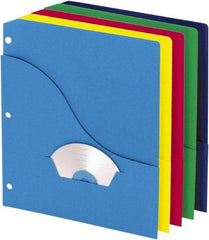 Pendaflex - 8-1/2 x 11", Letter Size, Assorted Colors, Project Folder - 11 Point Stock - Exact Tool & Supply