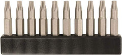 Wiha - Micro Bit (4mm) Drive T9 Torx Screwdriver Bit - 28mm OAL - Exact Tool & Supply