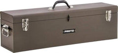 Proto - Tool Box - 14" Wide x 6" Deep x 6-1/2" High, Steel, Safety Red - Exact Tool & Supply