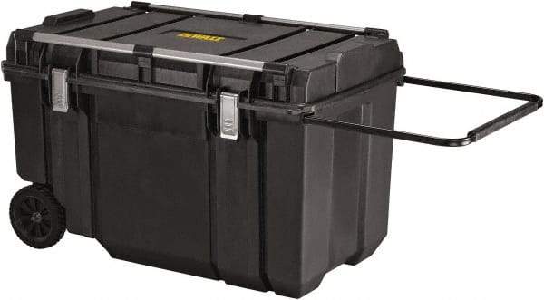 DeWALT - Mobile Tool Chest - 38" Wide x 24-1/4" Deep x 23-3/32" High, Plastic, Black - Exact Tool & Supply