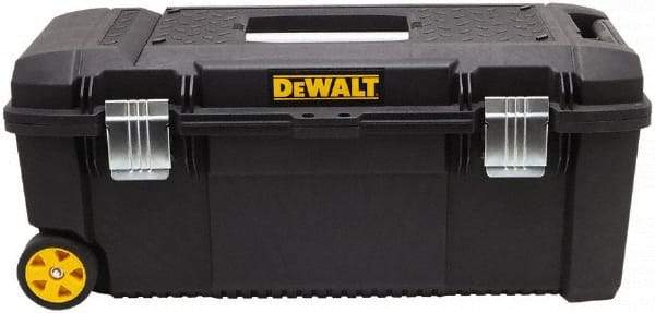 DeWALT - Tool Box - 28-1/2" Wide x 12-1/2" Deep x 12" High, Plastic, Black - Exact Tool & Supply