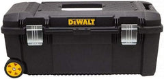 DeWALT - Tool Box - 28-1/2" Wide x 12-1/2" Deep x 12" High, Plastic, Black - Exact Tool & Supply