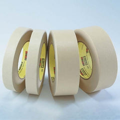 3M - 1/8" Wide x 60 Yd Long x 6.3 mil Tan Crepe Paper Masking Tape - Exact Tool & Supply