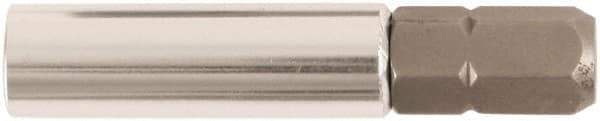 Wiha - 1/4" Insert, Hex Drive Bit Adapter - 1-1/2" OAL - Exact Tool & Supply