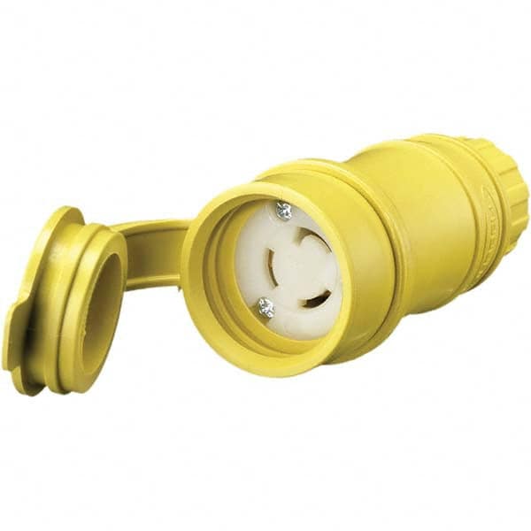 Hubbell Wiring Device-Kellems - 125V 15A NEMA L5-15R Industrial Twist Lock Connector - Exact Tool & Supply