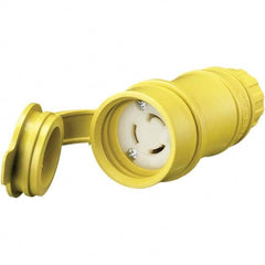 Hubbell Wiring Device-Kellems - 125V 15A NEMA L5-15R Industrial Twist Lock Connector - Exact Tool & Supply