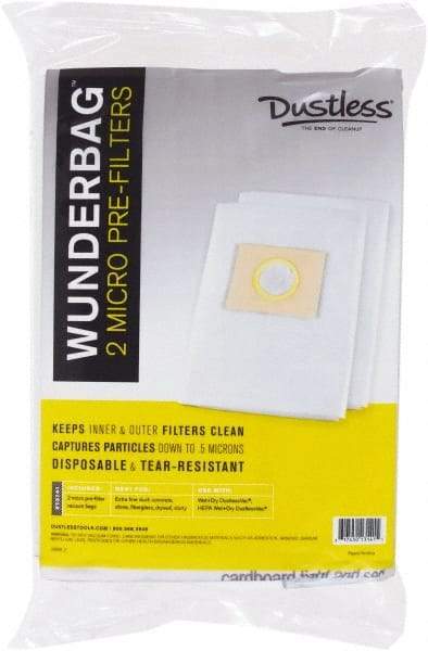 Dustless Technologies - 16 Gal Synthetic Micro Mesh Filter Bag - For D1603, D1606 - Exact Tool & Supply