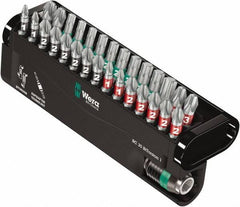 Wera - Posidriv Bit Set - 1/4" Drive - Exact Tool & Supply