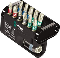 Wera - Posidriv Bit Set - 1/4" Drive - Exact Tool & Supply