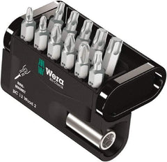 Wera - Posidriv Bit Set - 1/4" Drive - Exact Tool & Supply