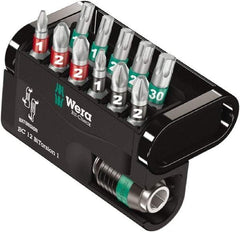Wera - Posidriv Bit Set - 1/4" Drive - Exact Tool & Supply